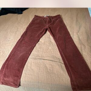 Levi's Terracotta Corduroy Pants